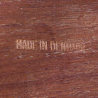 Mid Century Danish Modern Sculptural Teak Accent Side Table End Shelf Denmark NM - Image 5