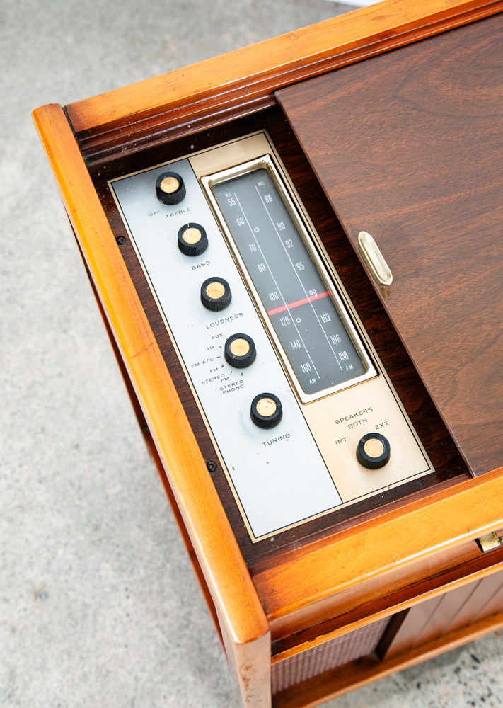 Mid Century Modern Stereo Console Record Player Magnavox Hifi Serviced Radio Mcm - Image 10