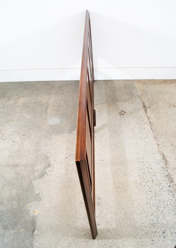 Mid Century Danish Modern Headboard King Bed Frame Rosewood Walnut Martinsville - Image 4