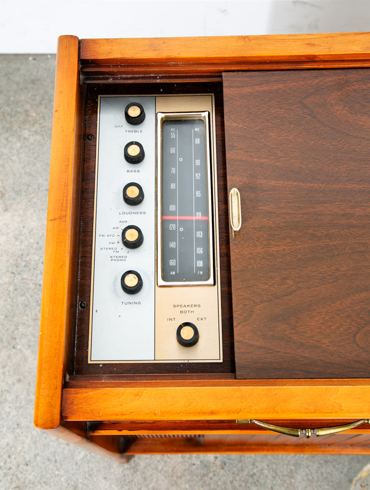 Mid Century Modern Stereo Console Record Player Magnavox Hifi Serviced Radio Mcm - Image 8