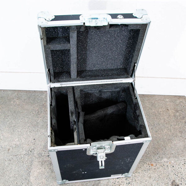Vintage Gear Equipment Case Black Silver Rectangle J.H Sessions Son Lighting Mcm - Image 3