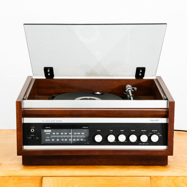 Mid Century Modern Record Player Sharp GS-5600 Stereo Amplifier Receiver Hifi VG - Image 2