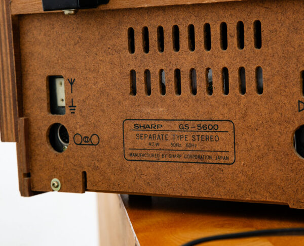 Mid Century Modern Record Player Sharp GS-5600 Stereo Amplifier Receiver Hifi VG - Image 11