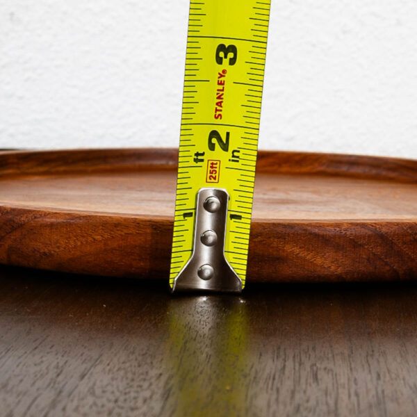 Mid Century Modern Danish Dansk Vintage Serving Tray solid Teak Wood MCM - Image 10