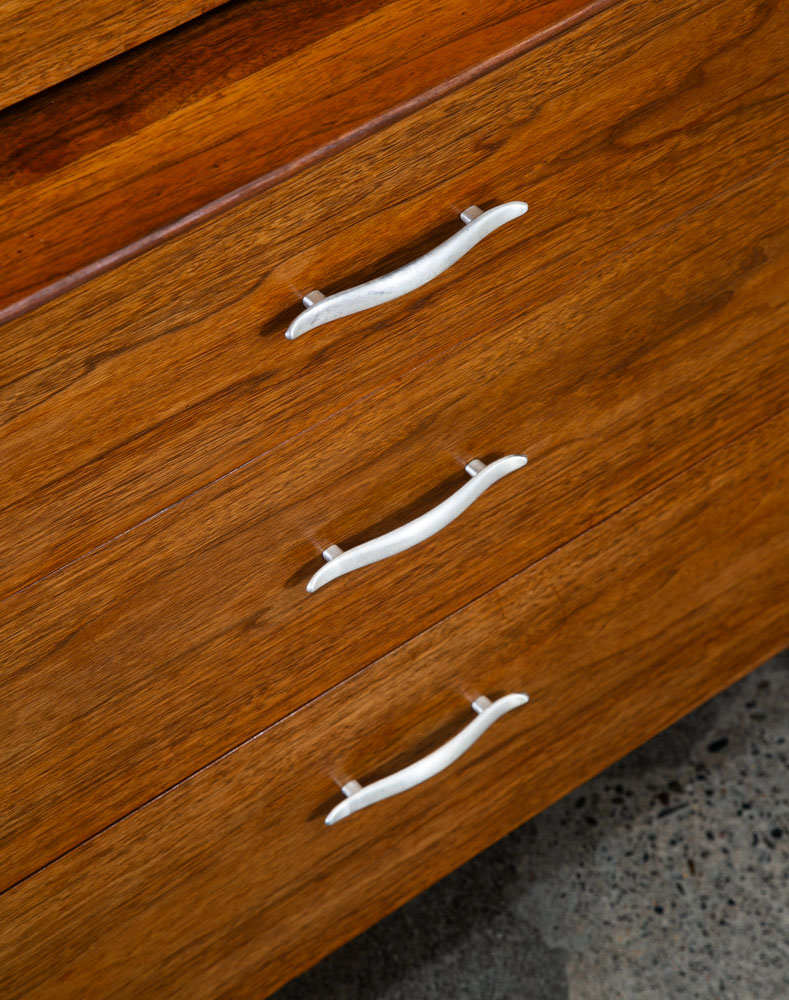 Mid Century Modern Dresser Secretary Highboy Profile Drexel John Van Koert Mcm - Image 8