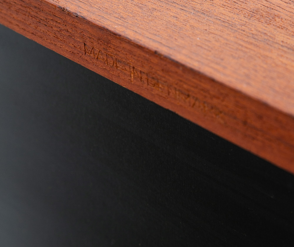 Mid Century Danish Modern Wall Unit Cabinet 2 Door Teak Mcm Poul Cadovious Royal - Image 7