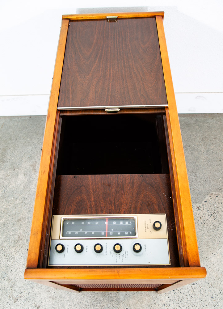 Mid Century Modern Stereo Console Record Player Magnavox Hifi Serviced Radio Mcm - Image 9