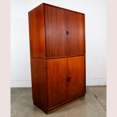 Mid Century Danish Modern Cabinet 3 Drawers Teak 2 Tier Peter Hvidt Soborg Mcm