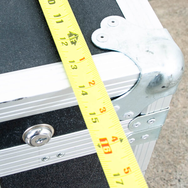 Vintage Gear Equipment Case Black Silver Rectangle J.H Sessions Son Lighting Mcm - Image 11
