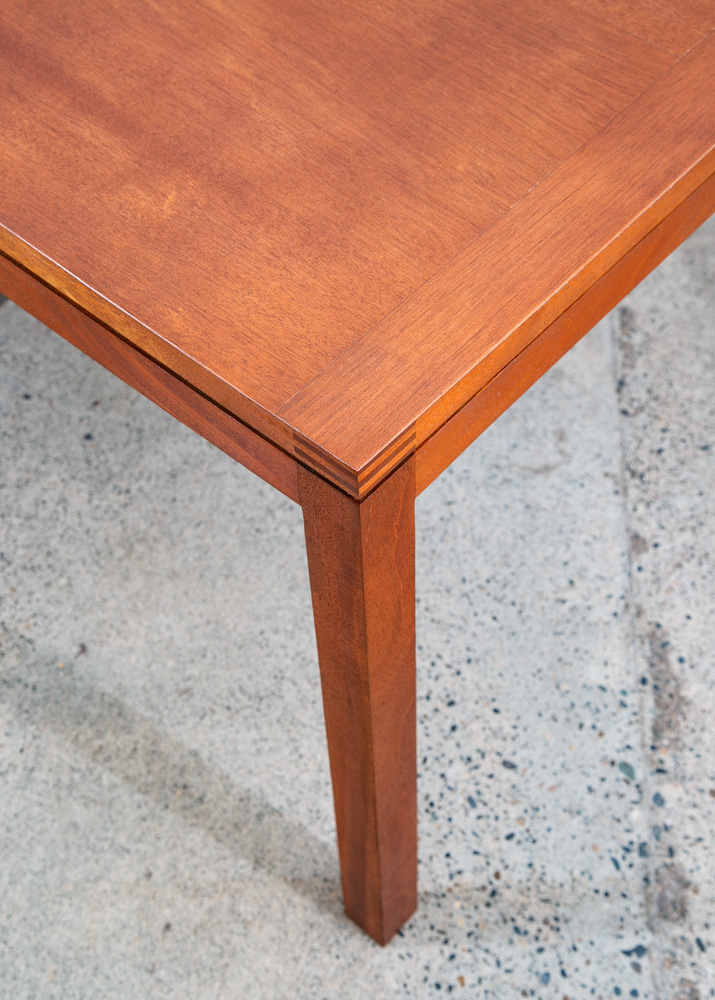 Mid Century Modern Executive Desk Drawers Solid Mahogany Soborg Doors File Mcm - Image 9