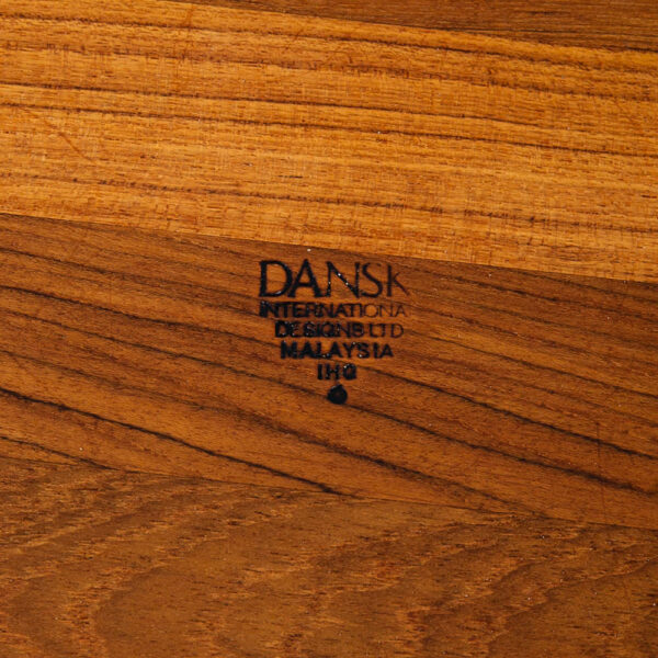 Mid Century Modern Danish Dansk Vintage Serving Tray solid Teak Wood MCM - Image 8