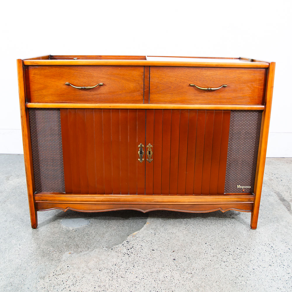 Mid Century Modern Stereo Console Record Player Magnavox Hifi Serviced Radio Mcm - Image 7