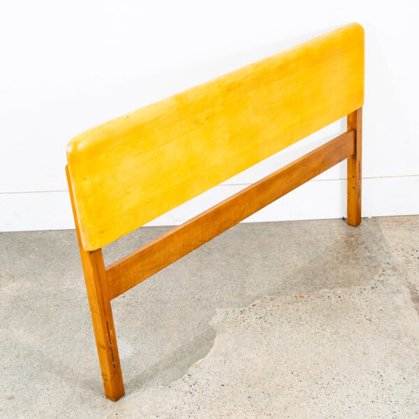 Mid Century Modern Headboard Bed Frame Full Heywood Wakefield Solid Maple Mcm - Image 3