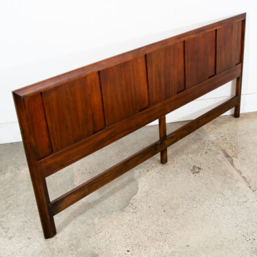 Mid Century Danish Modern Headboard King Bed Frame Rosewood Walnut Martinsville