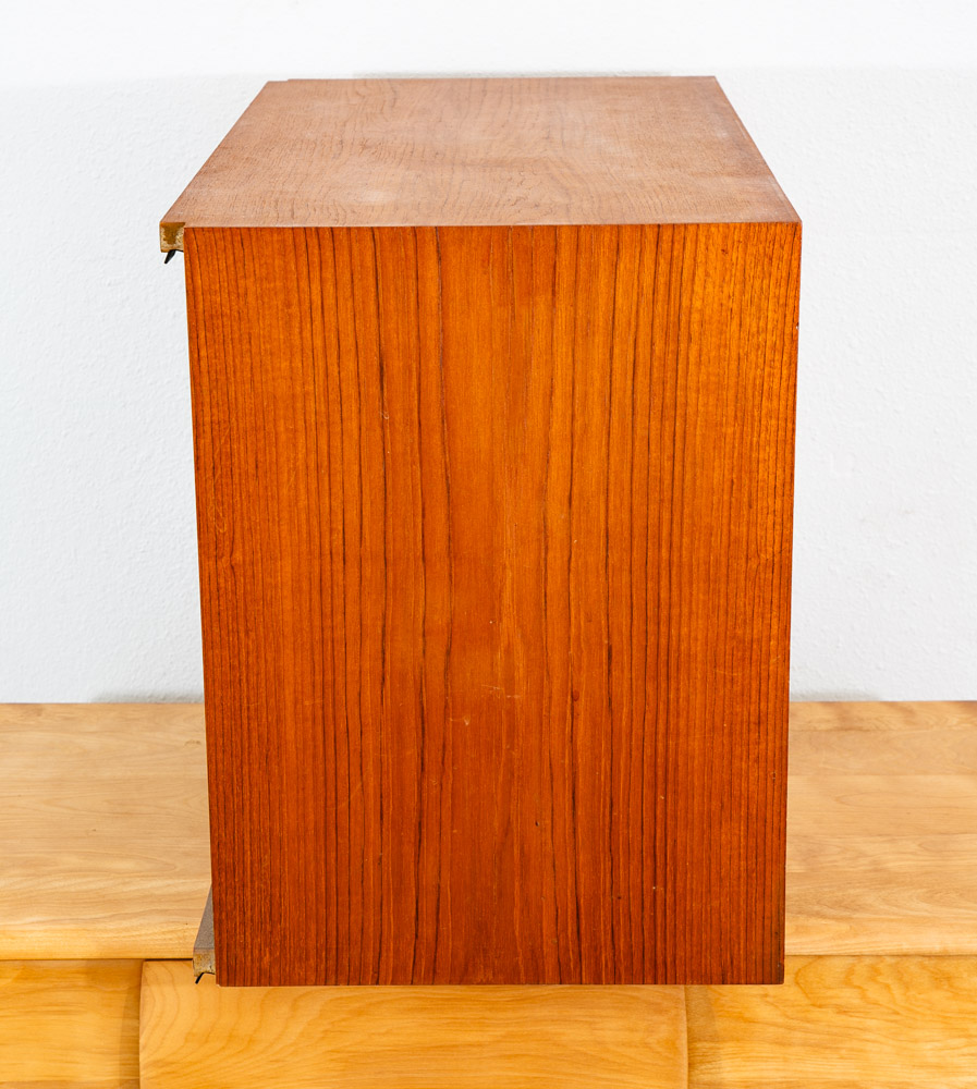 Mid Century Danish Modern Wall Unit File Cabinet 2 Doors Teak Cadovious Royal - Image 5