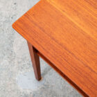 Mid Century Danish Modern Sculptural Teak Accent Side Table End Shelf Denmark NM - Image 9
