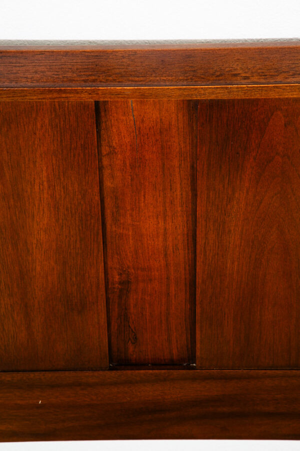 Mid Century Danish Modern Headboard King Bed Frame Rosewood Walnut Martinsville - Image 6