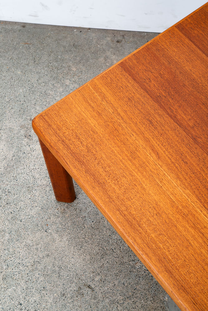 Mid Century Danish Modern Coffee Table Rectangular Surfboard Teak Denmark Toften - Image 5