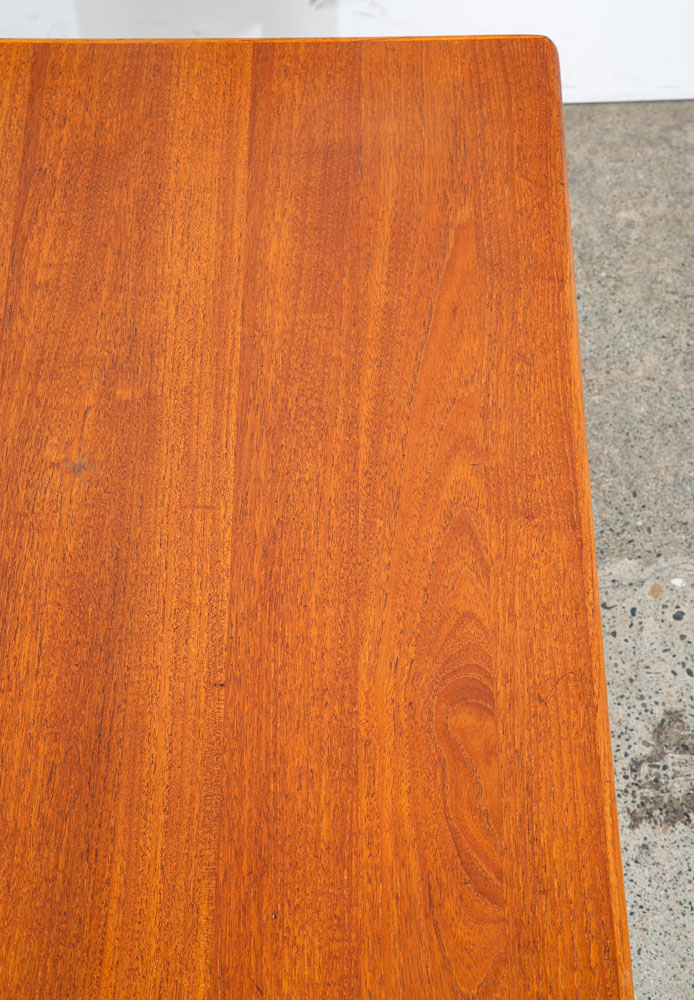 Mid Century Danish Modern Coffee Table Rectangular Surfboard Teak Denmark Toften - Image 9