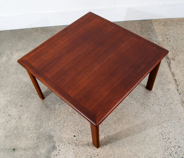 Mid Century Danish Modern End Table Side Square Teak Denmark Coffee Mcm - Image 3