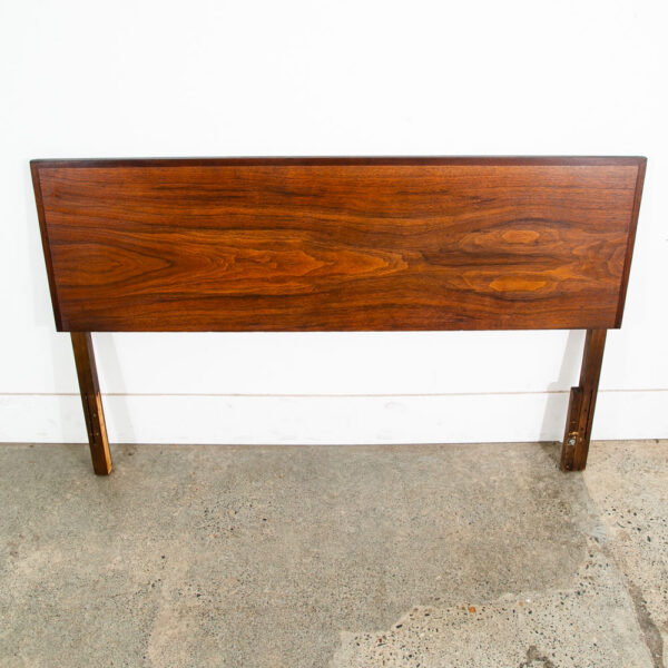 Mid Century Modern Headboard Bed Frame Full Vintage Walnut Mcm American Mcm - Image 2