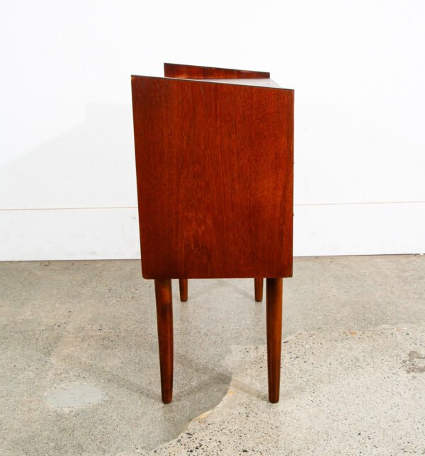 Mid Century Danish Modern Chest Drawers Table 3 Drawer Teak Denmark Side End Mcm - Image 3