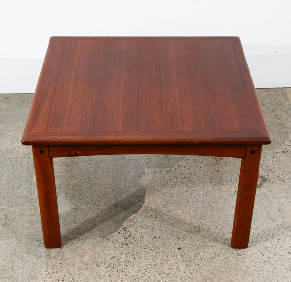 Mid Century Danish Modern End Table Side Square Teak Denmark Coffee Mcm - Image 2