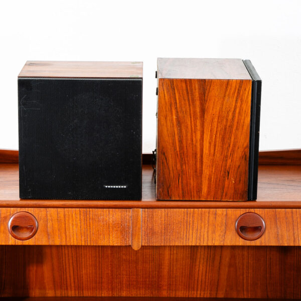 Mid Century Danish Modern Speakers Set Hifi System #19 Bookshelf Rosewood Mcm - Image 4