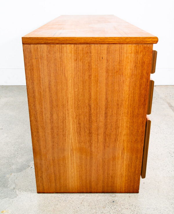 Mid Century Modern Credenza Server Buffet Teak Drawers Doors Denmark Vintage Mcm - Image 4