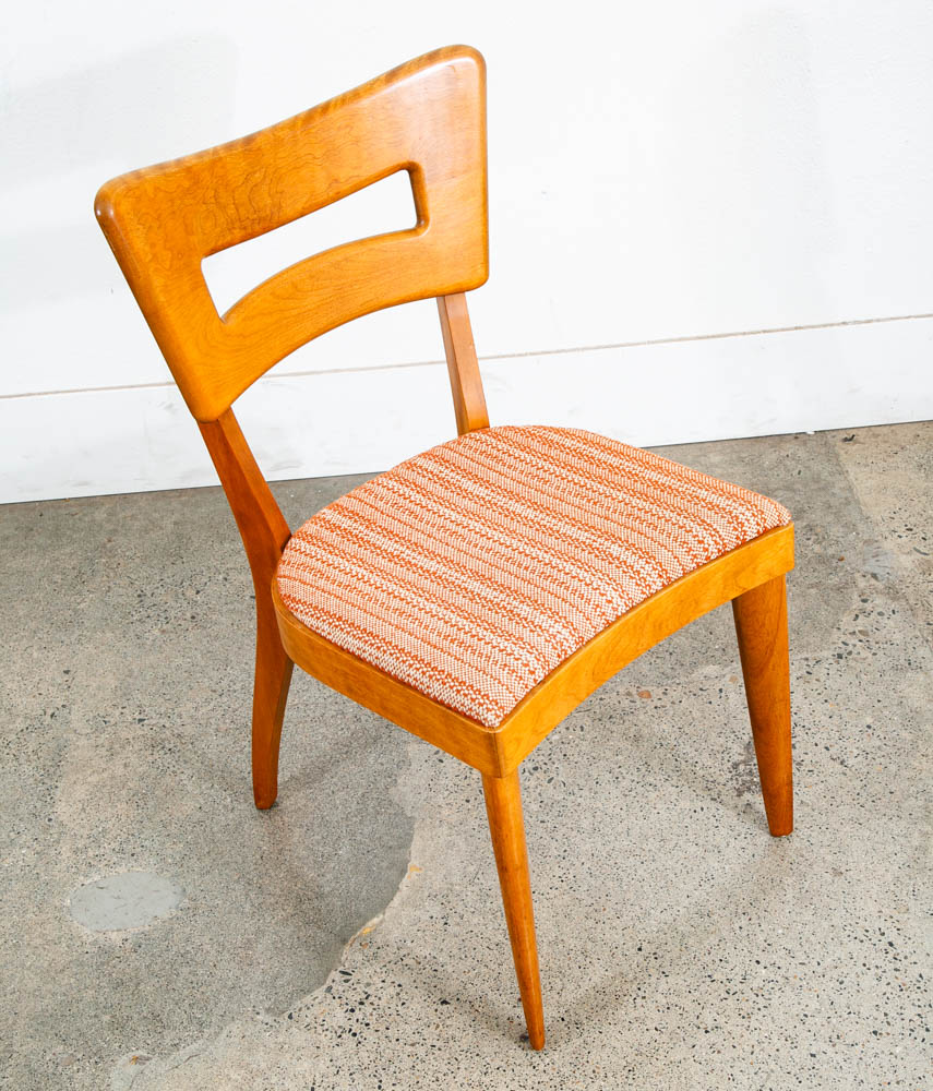Mid Century Modern Dining Chairs Set 6 Heywood Wakefield Dog Bone Armchair Mcm - Image 10