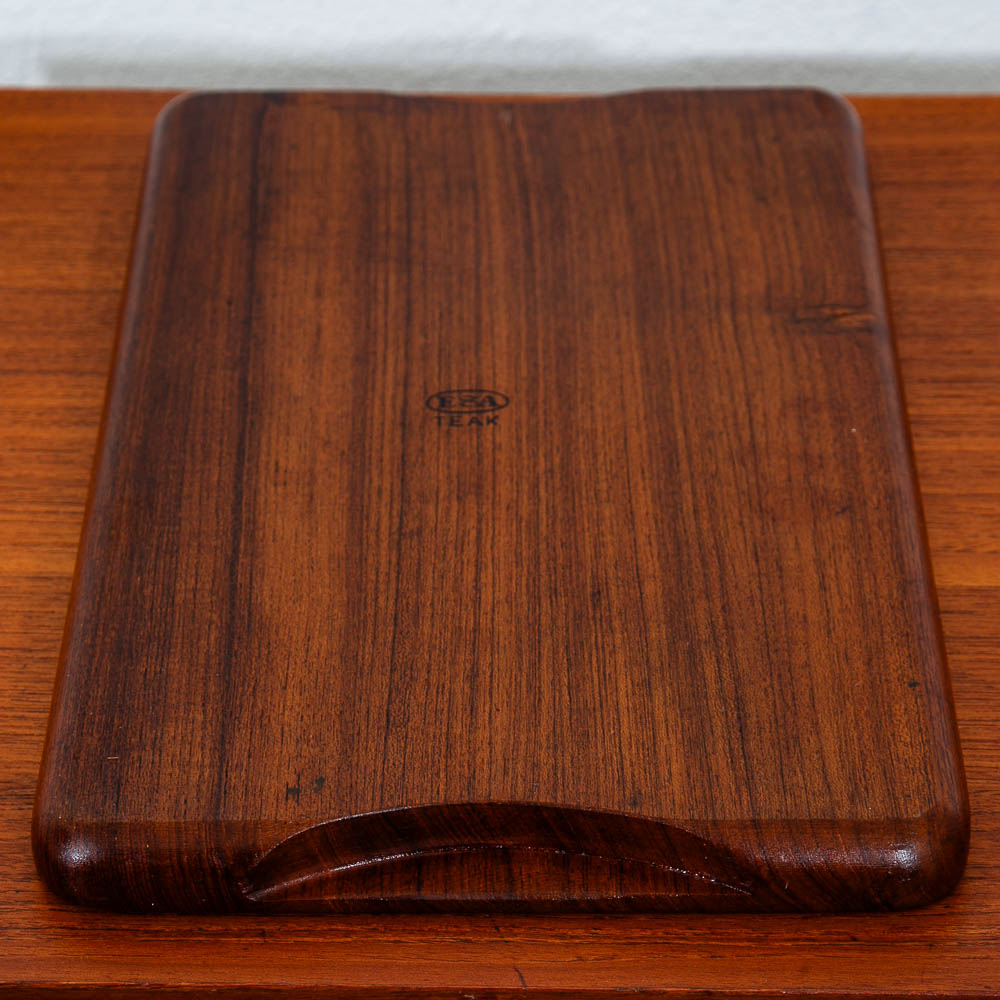 Mid Century Modern Danish Vintage ESA Serving Tray Made From Solid Teak Wood Mcm - Image 4
