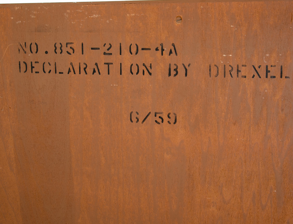 Mid Century Modern China Cabinet Credenza Display Drexel Declaration Walnut Mcm - Image 9