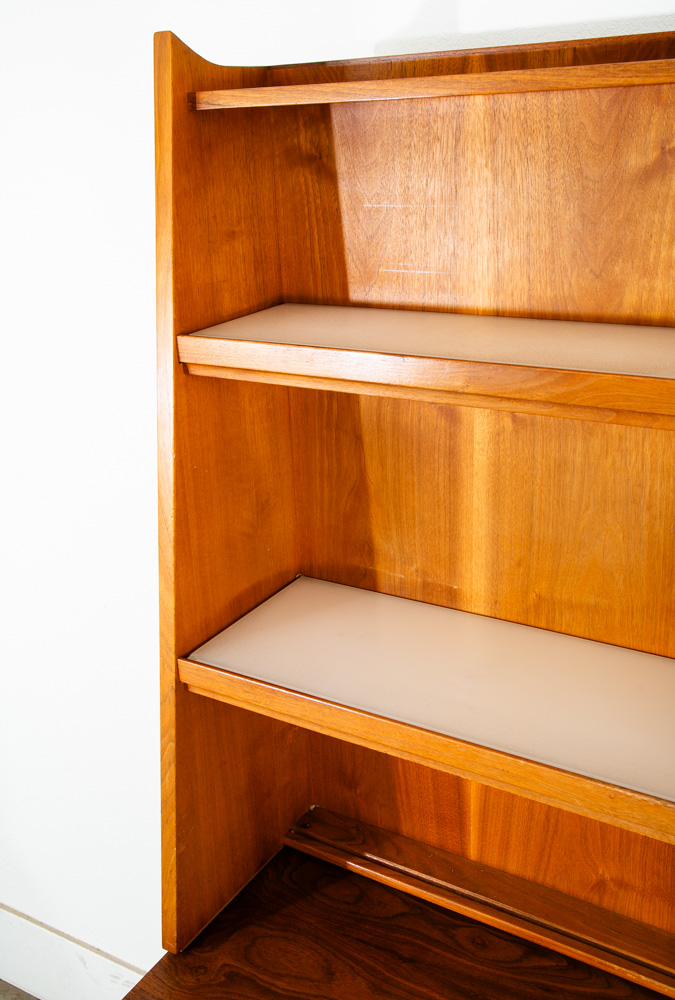 Mid Century Modern China Cabinet Credenza Display Drexel Declaration Walnut Mcm - Image 10