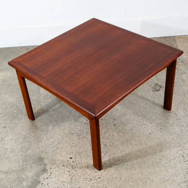 Mid Century Danish Modern End Table Side Square Teak Denmark Coffee Mcm