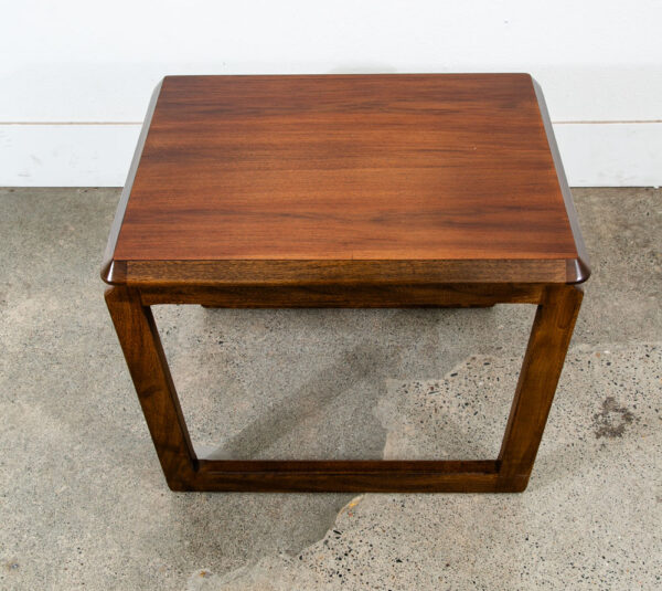 Mid Century Modern End Table Lane Side Walnut Vintage Rectangular Mcm Sled 1207 - Image 5