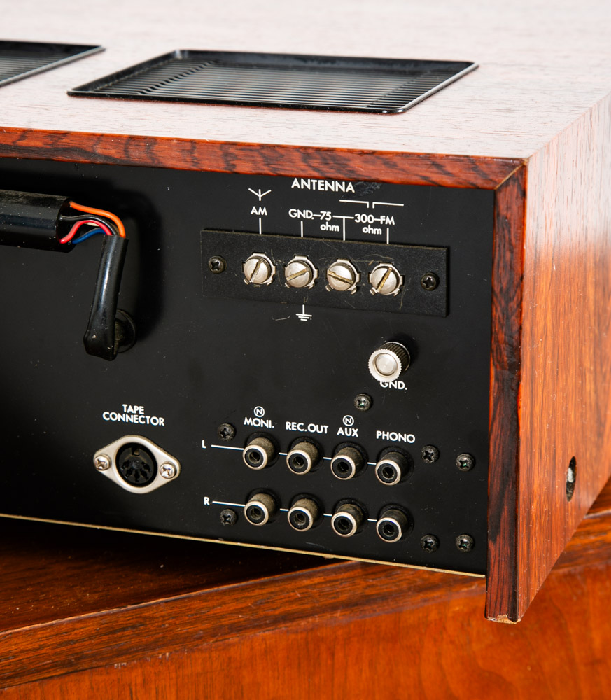 Vintage Luxman Reciever R-600S Solid State Case Stereo Tuner Multiplex Rosewood - Image 8