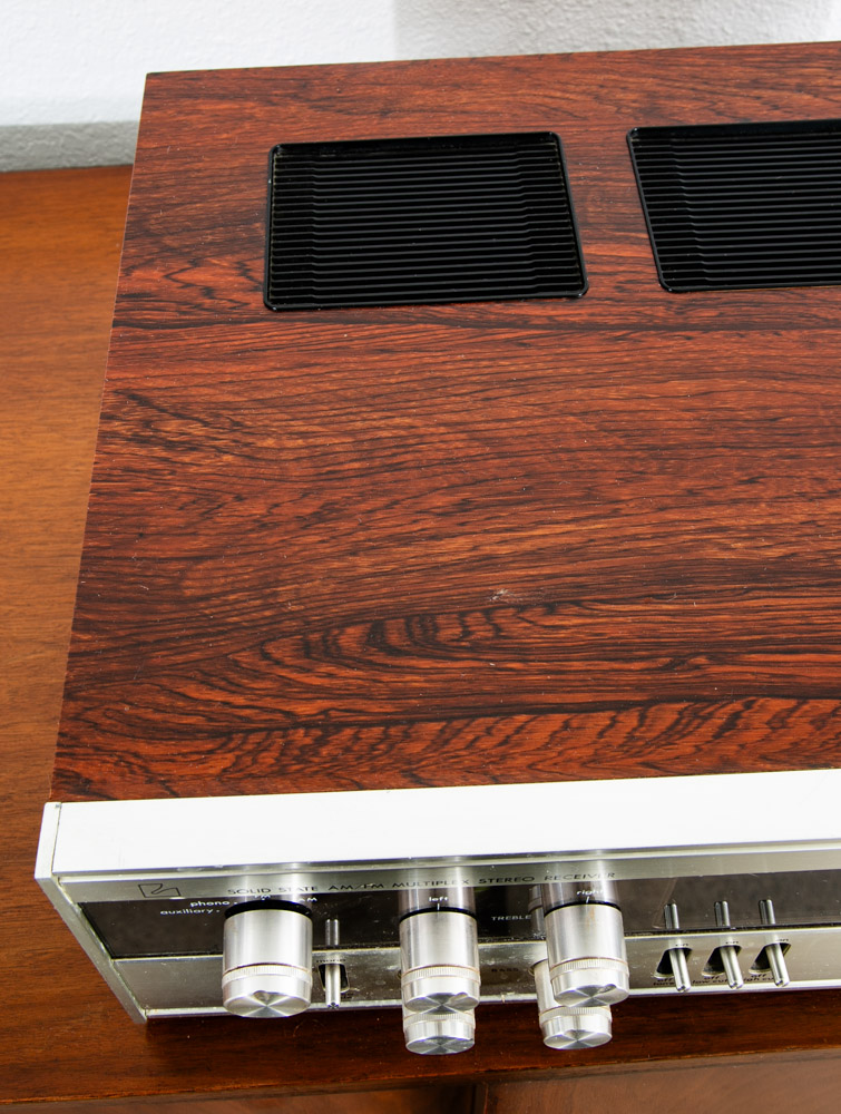 Vintage Luxman Reciever R-600S Solid State Case Stereo Tuner Multiplex Rosewood - Image 11