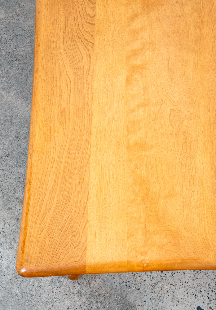 Mid Century Danish Modern Coffee Table Heywood Wakefield Square Maple MCM Mint - Image 6