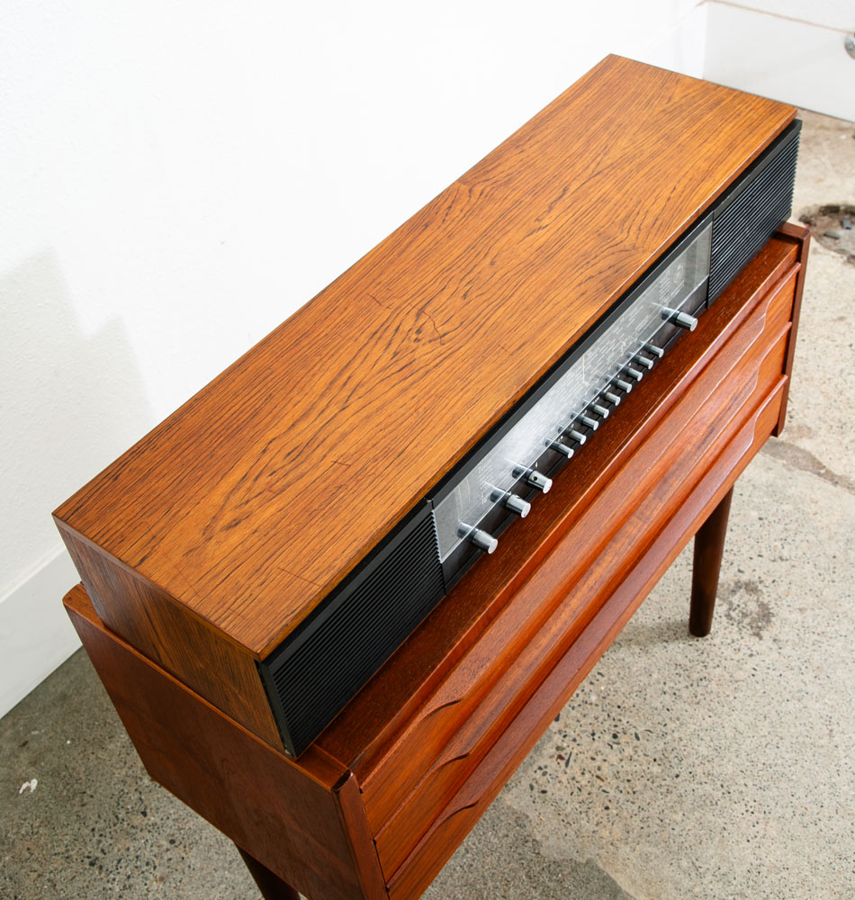 Mid Century Modern Tuner Rosewood Bang Olufsen Beomaster 900 Table Radio Stereo - Image 5