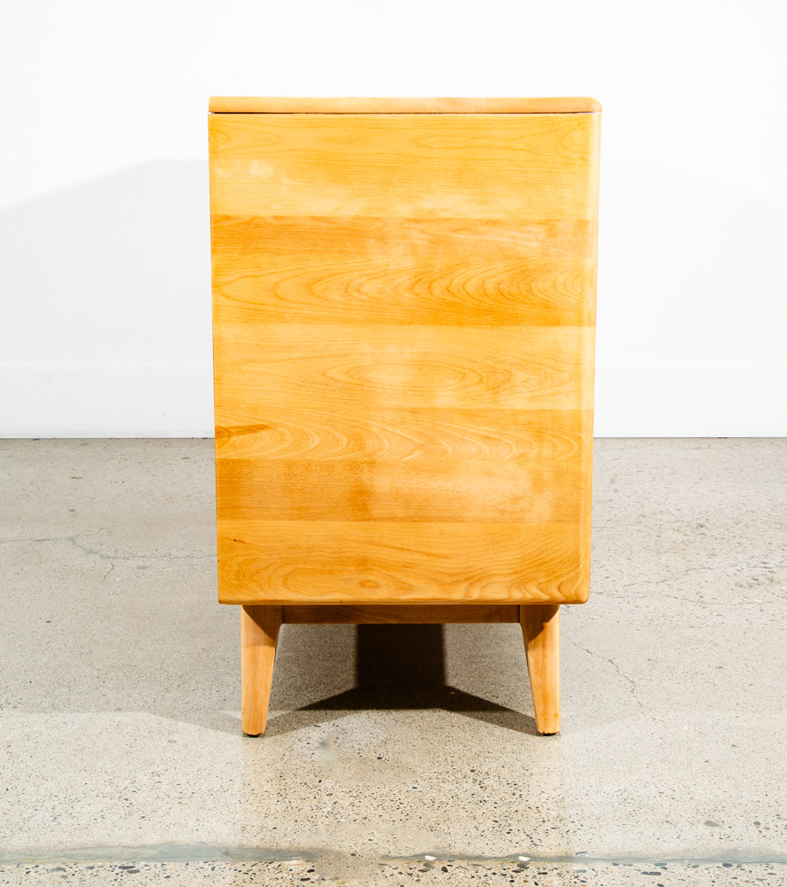 Mid Century Modern Dresser 6 Drawer Heywood Wakefield Sculptura Blonde Vintage - Image 3