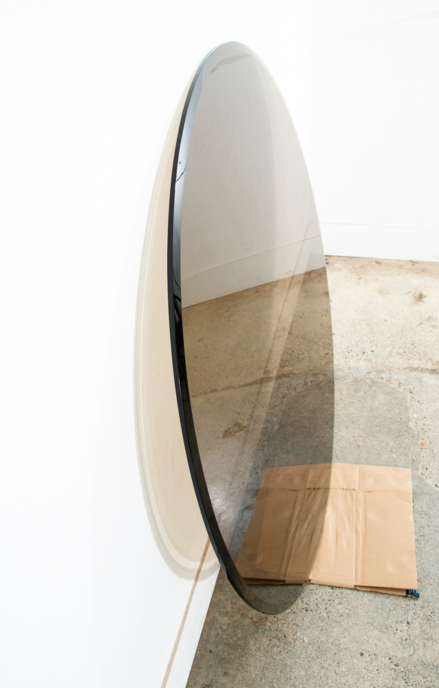 Mid Centurn Modern Glass Table Top Knoll Warren Platner Dining Smoked Grey 54"