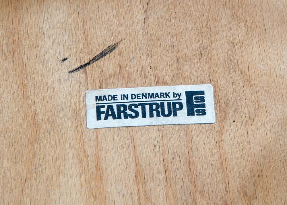 Mid Century Modern Dining Chairs Pair Set Mobler Ladder Farstrup Teak Mcm Black - Image 4