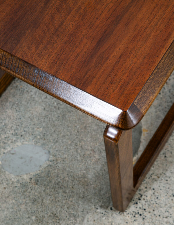 Mid Century Modern End Table Lane Side Walnut Vintage Rectangular Mcm Sled 1207 - Image 7