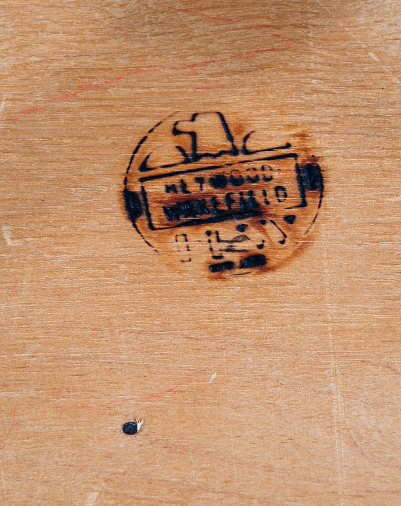 Mid Century Modern Dining Chairs Set 6 Heywood Wakefield Dog Bone Armchair Mcm - Image 6