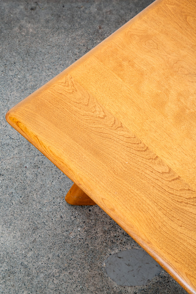 Mid Century Danish Modern Coffee Table Heywood Wakefield Square Maple MCM Mint - Image 10