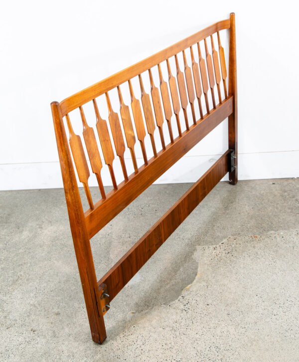 Mid Century Modern Headboard Bed Frame Full Kipp Stewart Drexel Declaration Mcm - Image 10