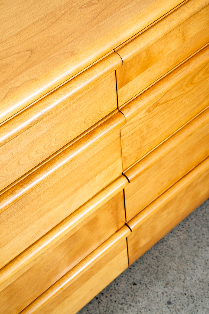Mid Century Modern Dresser 12 Drawer Heywood Wakefield Westwood Blonde Vintage - Image 10