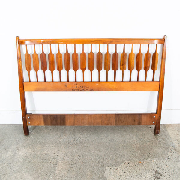 Mid Century Modern Headboard Bed Frame Full Kipp Stewart Drexel Declaration Mcm - Image 5