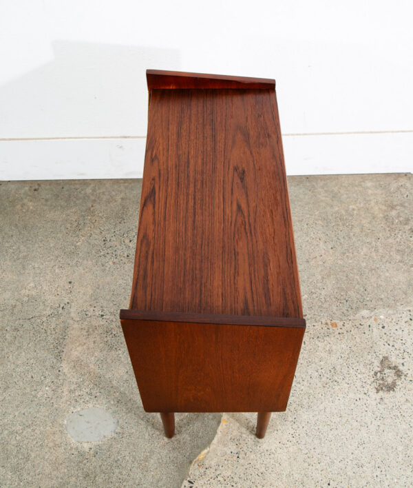 Mid Century Danish Modern Chest Drawers Table 3 Drawer Teak Denmark Side End Mcm - Image 4