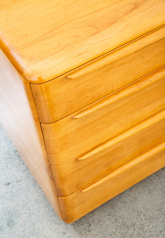 Mid Century Modern Dresser 12 Drawer Heywood Wakefield Westwood Blonde Vintage - Image 11